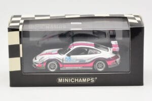 Porsche 911 997 GT3 Cup #56 M. Snow IMSA GT3 Challenge 2008 Minichamps 1:43 400086456 Metal - imagem 4 de 4