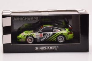 Porsche 911 997 GT3 Cup #8 E. Brown IMSA GT3 Challenge 2009 Minichamps 1:43 400096708 Metal - imagem 4 de 4