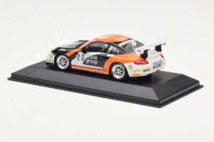 Porsche 911 997 GT3 Cup Noble Group #9 R. Meins Carrera Cup Asia Macau 2007 Minichamps 1:43 400076419 Metal - imagem 3 de 4