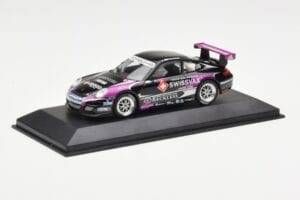 Porsche 911 997 GT3 Cup Swissvax #30 K. Sasaki Carrera Cup Asia Macau 2007 Minichamps 1:43 400076430 Metal - imagem 2 de 4