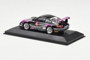 Porsche 911 997 GT3 Cup Swissvax #30 K. Sasaki Carrera Cup Asia Macau 2007 Minichamps 1:43 400076430 Metal - imagem 3 de 4