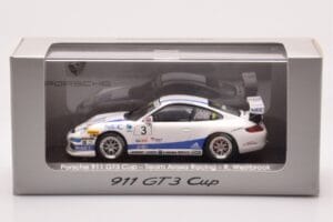 Porsche 911 997 GT3 Cup #3 Team Araxa Racing R. Westbrook Porsche Carrera Cup 2007 Minichamps 1:43 WAP02012318VKK Metal - imagem 4 de 4