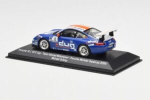 Porsche 911 997 GT3 Cup #8 M. Schrey Team Konrad Motorsport Porsche Michelin Supercup 2006 Minichamps 1:43 WAP02013217 Metal - imagem 3 de 4