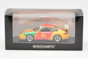 Porsche 911 997 GT3 Cup Visit Sri Lanka #6 D. Malagamuwa Carrera Cup Asia Macau 2007 Minichamps 1:43 400076406 Metal - imagem 4 de 4
