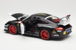 Porsche 911 997 GT3 RS #176 Team Ring Police VLN 2011 Norev 1:18 187570 Metal - imagem 5 de 8