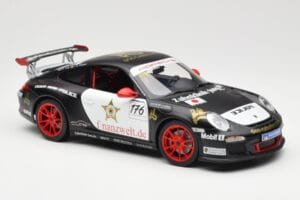 Porsche 911 997 GT3 RS #176 Team Ring Police VLN 2011 Norev 1:18 187570 Metal - imagem 6 de 8