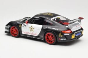 Porsche 911 997 GT3 RS #176 Team Ring Police VLN 2011 Norev 1:18 187570 Metal - imagem 7 de 8