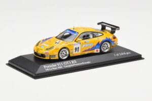 Porsche 911 997 GT3 RS T2M #91 Yamagishi / Fournoux / Konopka 24 Hours of Le Mans 2006 Minichamps 1:43 400066991 Metal - imagem 2 de 4