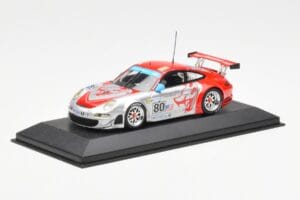 Porsche 911 997 GT3 RSR Flying Lizard #80 S. Neiman / J. Bergmeister / J. van Overbeek 24 Hours of Le Mans 2008 Minichamps 1: - imagem 2 de 4