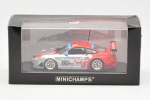 Porsche 911 997 GT3 RSR Flying Lizard #80 S. Neiman / J. Bergmeister / J. van Overbeek 24 Hours of Le Mans 2008 Minichamps 1: - imagem 4 de 4