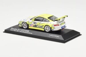Porsche 911 997 GT3 RSR Krohn Racing #90 J. Bergmeister / T. Jonsson / T. Krohn 24 Hours of Le Mans 2006 Minichamps 1:43 4000 - imagem 3 de 4
