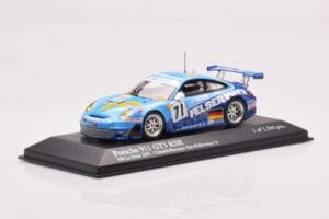 Porsche 911 997 GT3 RSR #71 Felbermayr-Proton M. Collin 24 Hours of Le Mans 2007 Minichamps 1:43 400076771 Metal - imagem 2 de 4