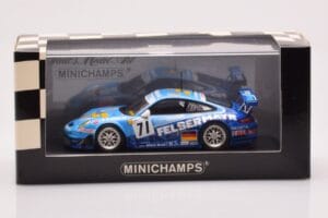 Porsche 911 997 GT3 RSR #71 Felbermayr-Proton M. Collin 24 Hours of Le Mans 2007 Minichamps 1:43 400076771 Metal - imagem 4 de 4
