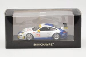 Porsche 911 997 GT3 RSR Tafel Racing #73 J. Tafel / J. Farnbacher 12 Hours of Sebring 2010 Minichamps 1:43 400076473 Metal - imagem 4 de 4