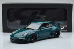Porsche 911 997 RWB Syunkashuto Verde GT Spirit 1:18 GT896 Resina - imagem 6 de 6