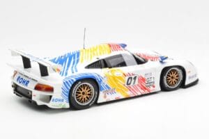 Porsche 911 GT1 #1 A. McNish / R. Sullivan / U. Alzen Rohr Motorsport Daytona 24 Hours 1998 UT Models 1:18 39611 Metal - imagem 2 de 6