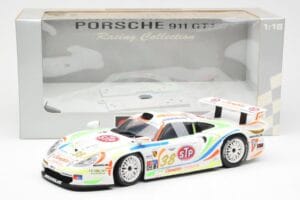 Porsche 911 GT1 #38 T. Boutsen / M. Kelleners 24 Hours of Le Mans 1998 UT Models 1:18 39817 Metal - imagem 6 de 6