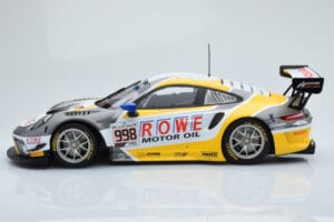 Porsche 911 GT3 R Rowe Racing #998 F. Makowiecki / A. Pilet / N. Tandy 2nd Place 24 Hours of Spa-Francorchamps 2019 Minichamp - imagem 3 de 6