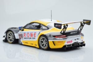 Porsche 911 GT3 R Rowe Racing #998 F. Makowiecki / A. Pilet / N. Tandy 2nd Place 24 Hours of Spa-Francorchamps 2019 Minichamp - imagem 5 de 6