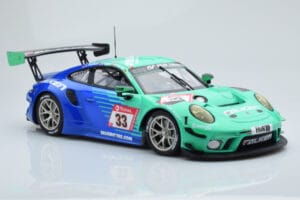 Porsche 911 GT3 R Falken Motorsports #33 K. Bachler / M. Muller / T. Engelhart / M. Werner 24 Hours of Nurburgring 2020 Minic - imagem 4 de 6
