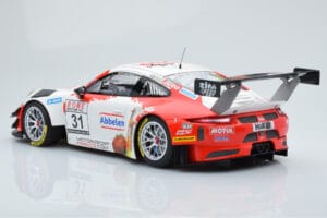 Porsche 911 GT3 R Frikadelli Racing Team #31 M. Arnold / I. Fernandez Winners VLN Round 3 2018 Minichamps 1:18 153186991 Meta - imagem 5 de 6