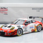 Porsche 911 GT3 R Frikadelli Racing Team #31 M. Arnold / I. Fernandez Winners VLN Round 3 2018 Minichamps 1:18 - image 6 of 6