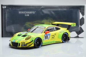 Porsche 911 GT3 R Manthey Racing #911 F. Scherer / K. Estre / R. Dumas / L. Vanthoor / E. Bamber 24 Hours of Nurburgring 2018 - imagem 6 de 6