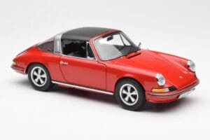 Porsche 911 Targa S Vermelho Schuco 1:18 450036200 Metal - imagem 7 de 9