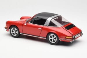 Porsche 911 Targa S Vermelho Schuco 1:18 450036200 Metal - imagem 8 de 9