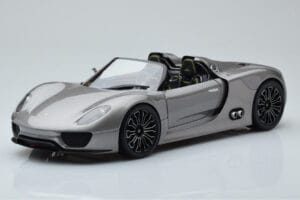 Porsche 918 Spyder Protótipo Cinzento Metalizado Minichamps 1:18