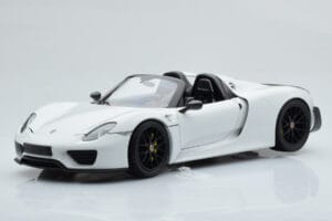 Porsche 918 Spyder Weissach Package Branco Com Jantes Pretas Minichamps 1:18 113062443