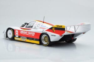 Porsche 956K Lindsay Saker #8 B. Wollek / C. Serra / S. Johansson 1000km Kyalami 1983 Minichamps 1:18 155836698 Metal - imagem 5 de 6