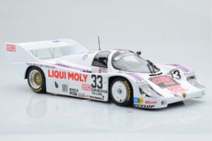 Porsche 956K Liqui Moly Brun Racing #33 H-J. Stuck / H. Grohs / W. Brun 1000km Spa 1983 Minichamps 1:18 155836633 Metal - imagem 4 de 6