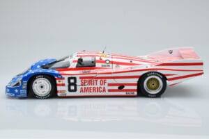 Porsche 956L Spirit of America #8 G. Follmer / J. Morton / K. Miller 24 Hours of Le Mans 1986 Minichamps 1:18 180866508 Metal - imagem 4 de 8
