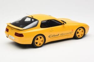 Porsche 968 Clubsport Amarelo GT Spirit 1:18 GT129 Resina - imagem 2 de 6