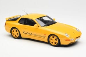 Porsche 968 Clubsport Amarelo GT Spirit 1:18 GT129 Resina - imagem 4 de 6