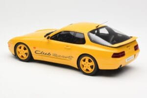 Porsche 968 Clubsport Amarelo GT Spirit 1:18 GT129 Resina - imagem 5 de 6