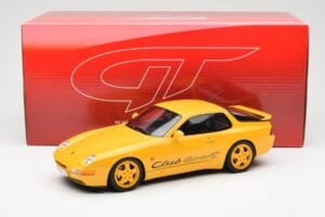 Porsche 968 Clubsport Amarelo GT Spirit 1:18 GT129 Resina - imagem 6 de 6