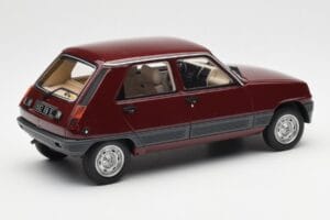 Renault 5 GTL Bordeaux Vermelho Otto 1:18 OT1059 Resina - imagem 2 de 6