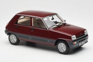 Renault 5 GTL Bordeaux Vermelho Otto 1:18 OT1059 Resina - imagem 4 de 6