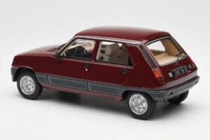 Renault 5 GTL Bordeaux Vermelho Otto 1:18 OT1059 Resina - imagem 5 de 6