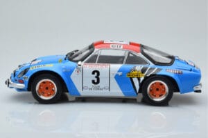 Alpine A110 #3 B. Darniche / A. Mahe Tour de Corse 1973 IXO 1:18 18RMC062B Metal - imagem 3 de 6