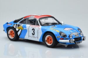 Alpine A110 #3 B. Darniche / A. Mahe Tour de Corse 1973 IXO 1:18 18RMC062B Metal - imagem 4 de 6