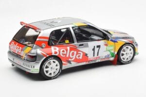 Renault Clio Maxi Kit Car Belga #17 Rally Ypres 1995 Otto 1:18 OT1058 Resina - imagem 2 de 6