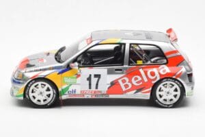 Renault Clio Maxi Kit Car Belga #17 Rally Ypres 1995 Otto 1:18 OT1058 Resina - imagem 3 de 6