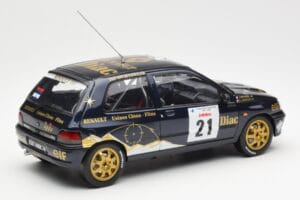 Renault Clio Williams DIAC #21 Jordan / Boyere Tour de Corse 1993 Norev 1:18 185228 Metal - imagem 3 de 8