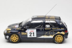 Renault Clio Williams DIAC #21 Jordan / Boyere Tour de Corse 1993 Norev 1:18 185228 Metal - imagem 4 de 8