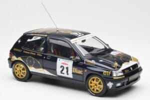 Renault Clio Williams DIAC #21 Jordan / Boyere Tour de Corse 1993 Norev 1:18 185228 Metal - imagem 6 de 8