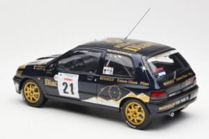Renault Clio Williams DIAC #21 Jordan / Boyere Tour de Corse 1993 Norev 1:18 185228 Metal - imagem 7 de 8