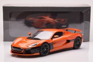 Rimac Nevera Laranja GT Spirit 1:18 GT880 Resina - imagem 6 de 6